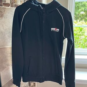Black Womens Ironman Hoodie
